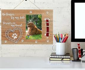 img 1 attached to 🐾 Sort it Rite Dog Memorial Picture Frame: A Thoughtful Pet Loss Gift & Heartfelt Cat Memorial Plaque - Cherish Your Beloved Pets with this 4x6 Dog and Cat Picture Frame in Loving Memory