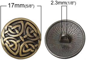 img 2 attached to 🧵 JGFinds Sewing Shank Button - 40 Pack, 2 Designs - Celtic Knots - Sewing & Jewelry Making Supplies