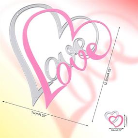 img 2 attached to ❤️ OOTSR Valentine's Day Cutting Dies: Love Heart Craft Dies for Scrapbooking, Card Making, and DIY Crafts