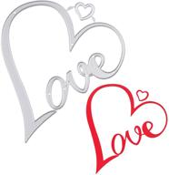 ❤️ ootsr набор ножей для вырубки крафта на день святого валентина: набор ножей "сердце любви" для скрапбукинга, изготовления открыток и diy-ремесел логотип