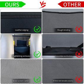 img 1 attached to 👜 Convenient Car Net Pocket Handbag Holder for Easy and Safe Storage - Black