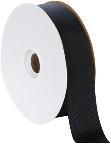 img 3 attached to 🎀 High-Quality Berwick Offray 1.5" Grosgrain Ribbon in Classic Black - 50 Yards for Crafting and Décor