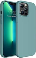 📱 miracase iphone 13 pro case 6.1 inch (2021) | midnight green gel rubber cover logo