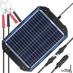 img 4 attached to Upgraded SUNER POWER 12 Volt Waterproof Solar Battery Charger &amp; Maintainer Pro - Advanced MPPT Charge Controller - 18W Trickle Charging Kit with Built-in Solar Panel for Cars, Boats, Motorcycles, RVs, and More