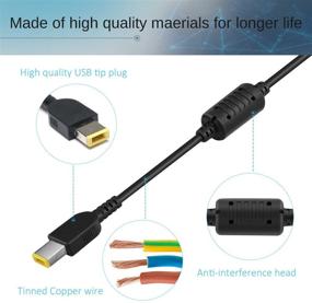 img 1 attached to Powerful 135W Laptop Charger for Lenovo Ideapad Y700 15ISK Z710 Y50-70 Y40-70 ThinkPad W540 W541 T440p T540p Legion Y7000P-1060 Y7000P Y520-15IKBN X1 Extreme 1st 2nd 3rd Gen - AC Adapter Cord Included