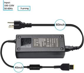 img 3 attached to Powerful 135W Laptop Charger for Lenovo Ideapad Y700 15ISK Z710 Y50-70 Y40-70 ThinkPad W540 W541 T440p T540p Legion Y7000P-1060 Y7000P Y520-15IKBN X1 Extreme 1st 2nd 3rd Gen - AC Adapter Cord Included