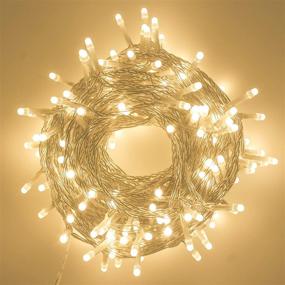 img 4 attached to 🌟 Enhance Your Space with 200 LED Decorative Mini LED String Lights: Indoor/Outdoor, Timer, Soft Warm White Glow, 69 FT Long