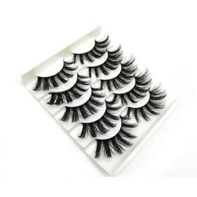 img 4 attached to Eyelashes Natural Lashes Dramatic Handmade