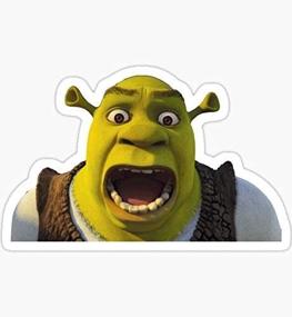 img 2 attached to Surprised Shrek Sticker Graphic Windows