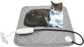 img 4 attached to 🐾 Nyicey Pet Heating Pad: Stay Warm and Cozy with our Electric Heated Blanket Mat and Temperature Warming Cushion Bed