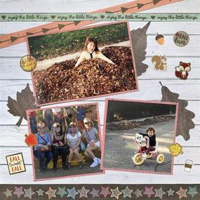 img 2 attached to 📚 Enhance Your Creativity with Teacher Created Resources Farmhouse Chic Scrapbook Project Paper Pad - 12"x 12" (TCR5581)