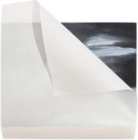 img 1 attached to 📦 Premium 12-inch Glassine Paper Sheets: Ideal for Artwork, Crafts, Baked Goods (100 Pack)