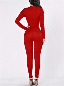 img 2 attached to ZileZile Women's Clothing Bodycon Sleeve Jumpsuit