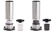 peugeot elis sense u'select electric salt & pepper mill set - stainless: premium convenience and style for perfectly seasoned meals логотип