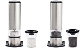 img 2 attached to Peugeot Elis Sense u'Select Electric Salt & Pepper Mill Set - Stainless: Premium Convenience and Style for Perfectly Seasoned Meals