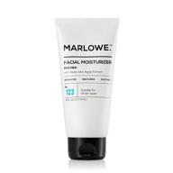 🧔 marlowe. no. 123 men's facial moisturizer 6 oz: lightweight & natural extract-infused daily face lotion for dry or oily skin logo