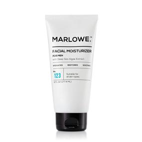 img 4 attached to 🧔 MARLOWE. No. 123 Men's Facial Moisturizer 6 oz: Lightweight & Natural Extract-infused Daily Face Lotion for Dry or Oily Skin