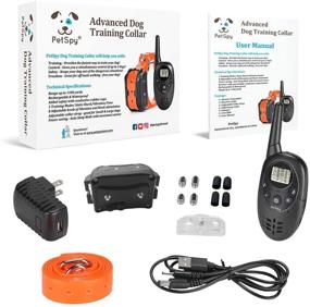 img 2 attached to 🐶 Advanced Dog Training Shock Collar: PetSpy M86N with Vibration Electric Shock, Beep, Rechargeable, Waterproof - Remote Trainer for Dogs (10-140 lbs)