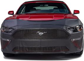 img 2 attached to 🚘 Covercraft LeBra Custom Front End Cover for Select Ford Mustang Models - Black (551486-01)