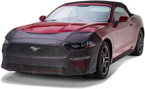 img 1 attached to 🚘 Covercraft LeBra Custom Front End Cover for Select Ford Mustang Models - Black (551486-01)