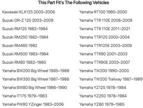 img 1 attached to 🔧 Качественная тормозная рукоятка Tusk в элегантном черном цвете для YAMAHA TTR90 (2001-2003)