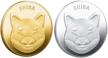 shiba pysical cmmemorative embossed 2021dogecoin logo