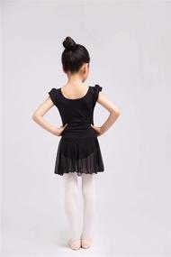 img 2 attached to Dancina Toddler Ballet Leotard with Flutter Sleeves - Girls' Clothing for Ballet and Active Wear