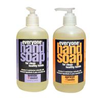 🌿 everyone botanical lavender coconut hand soap & everyone botanical apricot vanilla hand soap bundle, 12.75 oz each logo