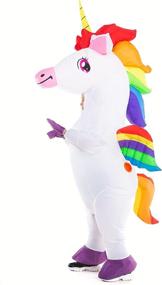 img 4 attached to Inflatable Unicorn Costume Halloween Children