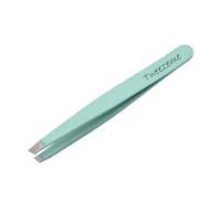 💙 tweezeme slant tip precision eyebrow tweezers: stainless steel professional tweezer for effortless eyebrow and hair removal - your daily beauty routine essential (blue) logo