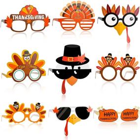 img 3 attached to Konsait Thanksgivings Thanksgiving Sunglasses Decorations