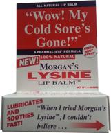 💋 optimized lysine lip balm by morgan logo
