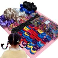 yanrong scrunchies multicolor accessories traceless logo