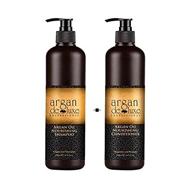 🧴 argan de luxe 100% pure organic moroccan argan oil nourishing shampoo & conditioner 500ml (shampoo & conditioner combo pack 500ml) by argan deluxe logo