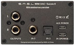 img 3 attached to 🎧 S.M.S.L Sanskrit 10th MK II High-End DAC USB Optical Coaxial Input (Black) - A Premium DAC with Enhanced Connectivity for Improved Audio Performance