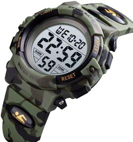 img 1 attached to ⌚ Waterproof Sports Digital Watches for Children - Boys' Watches