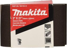 img 3 attached to Makita 794119 F 2 21 Inch Abrasive 2 Pack