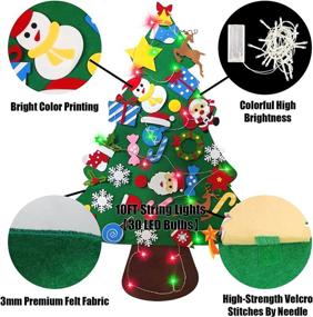 img 3 attached to 🎄 Multi Colored Christmas Decorations by CL FUN for Festive Holidays