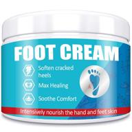 🦶 natural foot repair cream for dry cracked feet - moisturizes, nourishes, softens rough dead skin - makes feet smooth - 1.7 fl oz logo