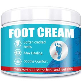 img 4 attached to 🦶 Natural Foot Repair Cream for Dry Cracked Feet - Moisturizes, Nourishes, Softens Rough Dead Skin - Makes Feet Smooth - 1.7 fl oz