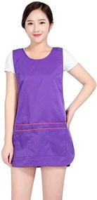 img 4 attached to 💇 Saien Hairdresser Apron: Stylish Salon Smock for Hair Stylists and Waitstaff