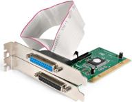 🖥️ startech.com карта адаптера pci parallel - 2 порта epp / ecp - ieee 1284 db25 - высокопроизводительная параллельная карта pci (pci2pecp) логотип