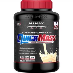 img 4 attached to 🏋️ ALLMAX Nutrition Quick Mass: Vanilla, 6 lbs (2.72 kg) - The Ultimate Catalyst for Rapid Mass Gain