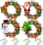 christmas snowman operated decoration crafting logo