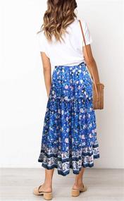 img 1 attached to 👗 Women's Bohemian Printed Pockets Clothing by QEHEPA
