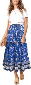 img 3 attached to 👗 Women's Bohemian Printed Pockets Clothing by QEHEPA
