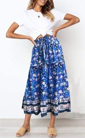 img 2 attached to 👗 Women's Bohemian Printed Pockets Clothing by QEHEPA