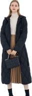 🧥 warm and stylish: wownach women's long puffer coat - quilted hooded maxi parka for ultimate winter comfort logo