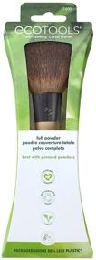 img 4 attached to Professional Finish EcoTools Makeup Brush Set for Foundation and Pressed Powder