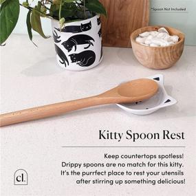 img 2 attached to 🐱 Practical and Stylish: Carlton Lane Cat Spoon Rest - The Perfect Kitchen Companion